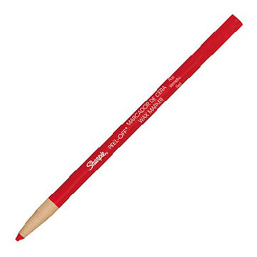 Marcador De Cera Mirado, Rojo, (1 Pieza)