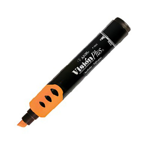 Marcador Fluorescence Vision Plus, Color Naranja, (1 Pieza)