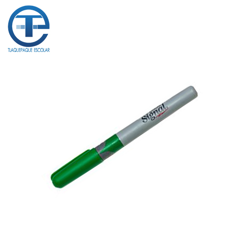 Marcador Signal Permanente, Punto Fino, Verde, (1 Pieza)