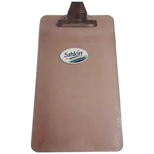 Tabla con clip, sablón, tamaño oficio, color Humo, Modelo: 2366-HU, 1 Pieza.