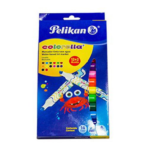 Marcadores Colorella Pelikan, Con 12 Piezas, (1 Paquete)