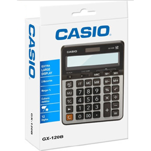 Calculadora Casio, Modelo GX120BWDC, (1 Pieza)
