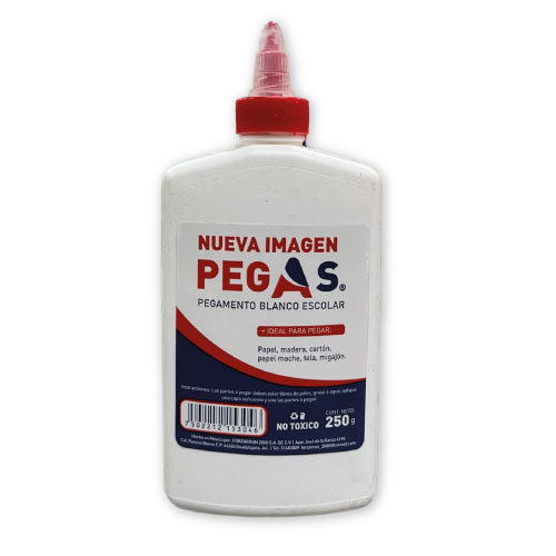 Pegamento Blanco Pegas 250 Gramos, (1 Pieza)