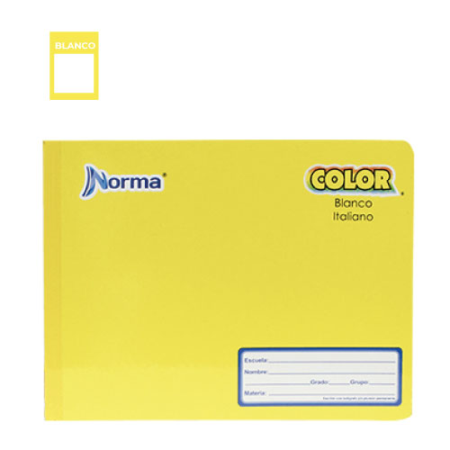 Cuaderno Norma Color 360, c/100H, Blanco